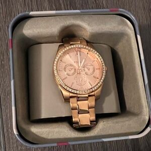 Rose gold fossil watch. 18mm